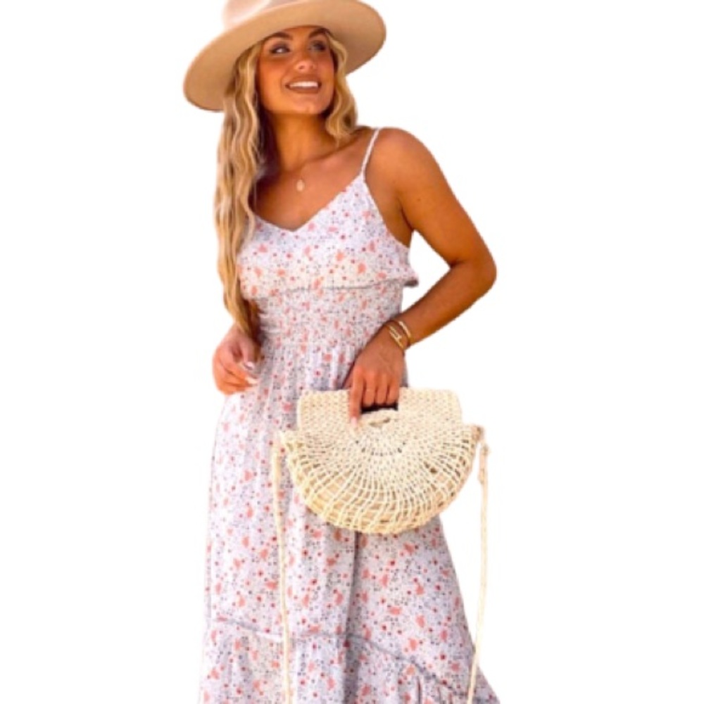 NWOT Boutique Promesa Floral Maxi Dress Size M
